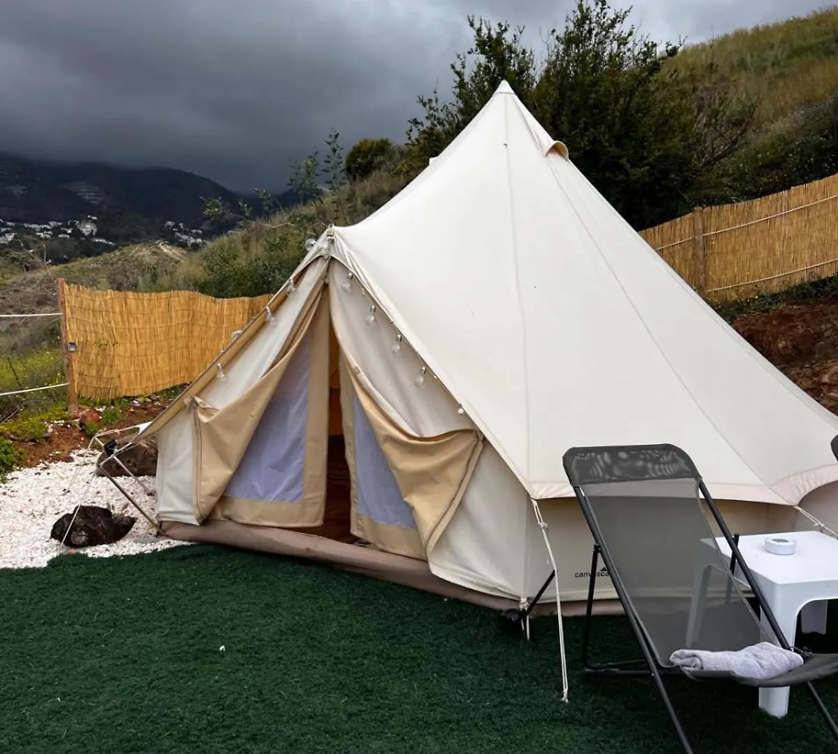 Luxusní stan Glamping Finca El Olivo Mijas Španělsko